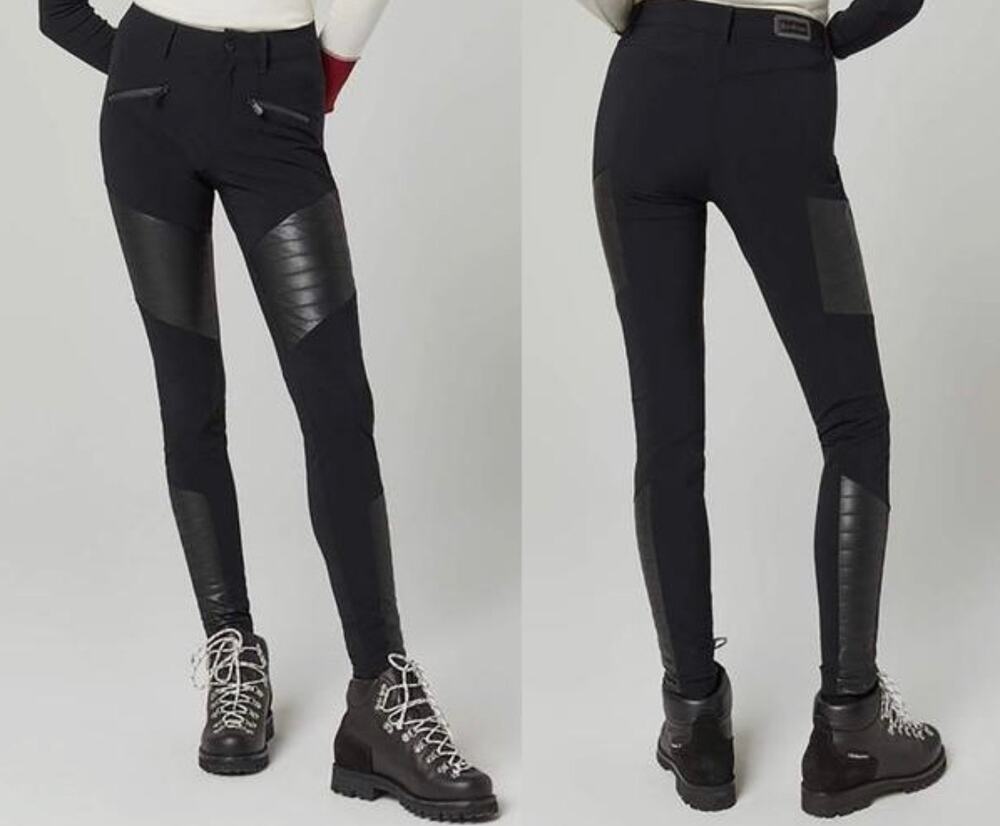 ALP N ROCK SLOAN MOTO VEGAN LEATHER LEGGINGS PANTS BLACK Size L